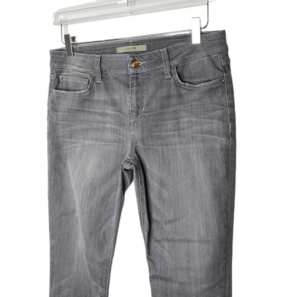 Joe’s Jeans Cool Off Markie Skinny Crop Jeans Grey Size 29 - Picture 4 of 9